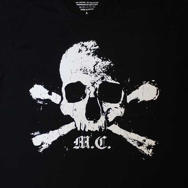 Motley Crue Orbit Skull Long Sleeve T Shirt