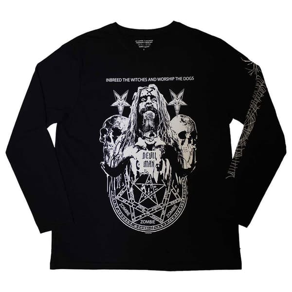 Rob Zombie Devil Man Long Sleeve T Shirt