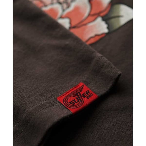 Superdry Kortärmad T-shirt Tattoo Graphic Loose Grönt 2XL Man