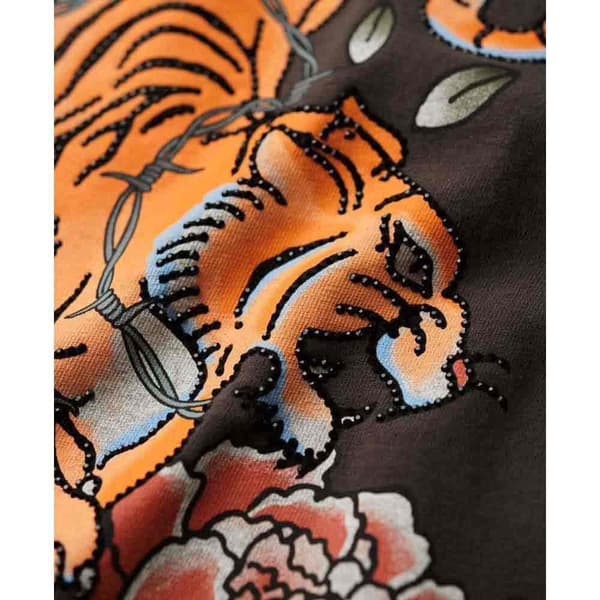 Superdry Kortärmad T-shirt Tattoo Graphic Loose Grönt 2XL Man
