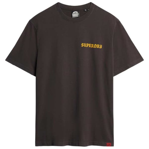 Superdry Kortärmad T-shirt Tattoo Graphic Loose Grönt 2XL Man