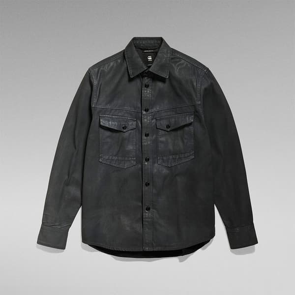 G-star Lang ærmet Skjorte Dakota Regular Fit Grå XS Mand