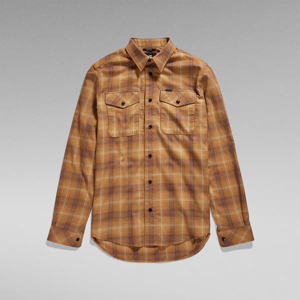 G-star Pitkähihainen Paita Marine Slim Fit Ruskea M Mies