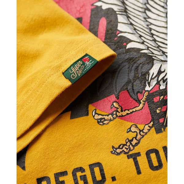 Superdry Kortärmad T-shirt Tokyo Vl Graphic Gul XL Man