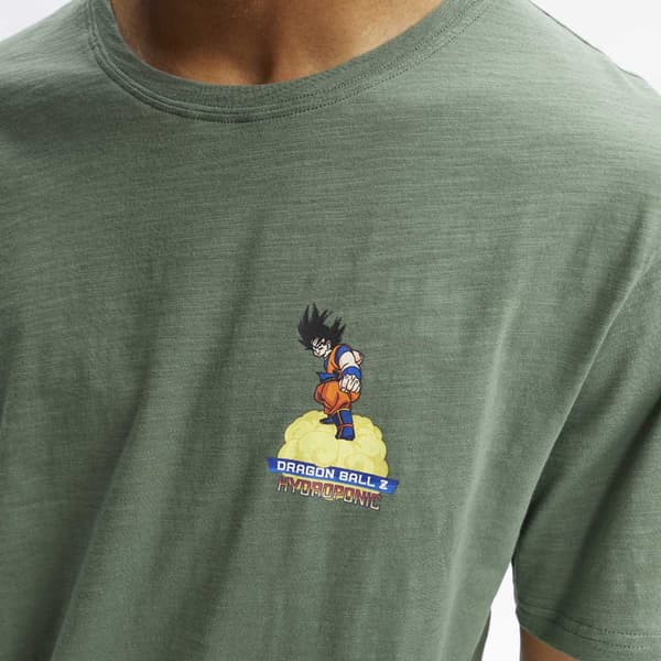 Hydroponic Kortærmet T-shirt Dbz Goku Kintoun Grøn M Mand