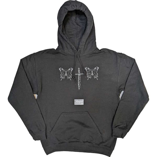 Post Malone Unisex Pullover Hoodie: Butterfly Knife (Ex-Tour) (Medium)