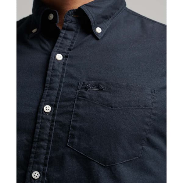 Superdry Långärmad Tröja Cotton Oxford Blå L Man