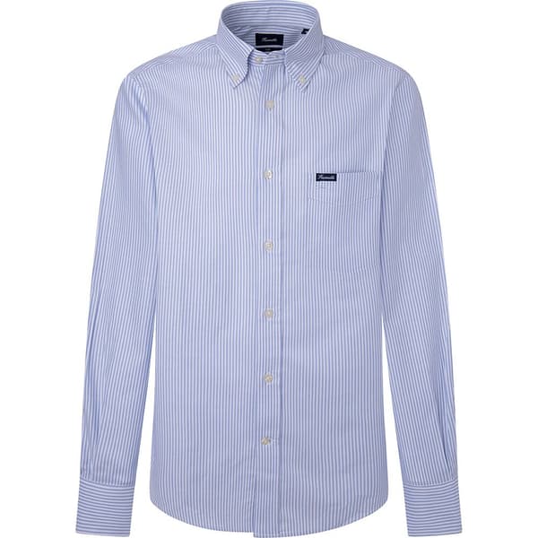 FaÇonnable Lang ærmet Skjorte Clb Bd Oxf New Pkt Blå S Mand