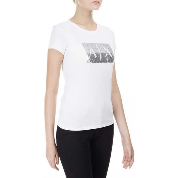 Armani Exchange Lyhythihainen T-paita 8nytdl Valkoinen M Nainen