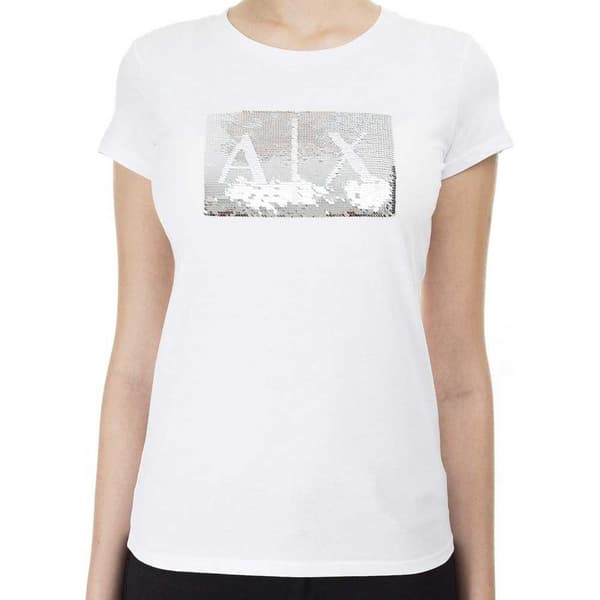 Armani Exchange Lyhythihainen T-paita 8nytdl Valkoinen M Nainen