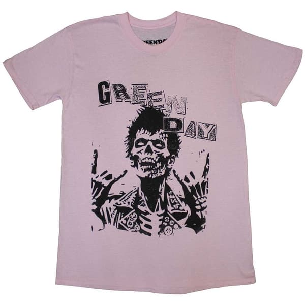Green Day Unisex T-Shirt: Savior Zombie (Small)