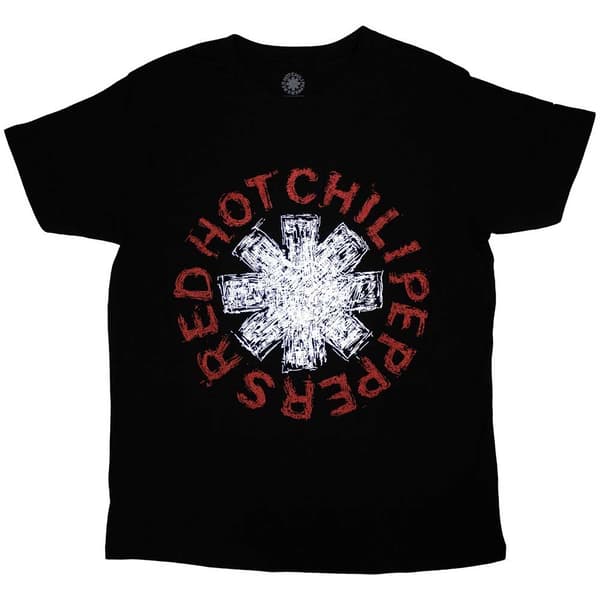 Red Hot Chili Peppers Unisex T-Shirt: Scribble Asterisk (X-Large)