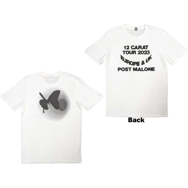 Post Malone Unisex T-Shirt: Spotlight 2023 Tour (Back Print & Ex-Tour) (X-Large)