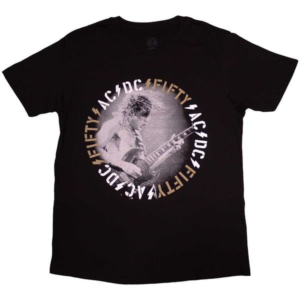 AC/DC Unisex T-Shirt: Angus Live (X-Large)