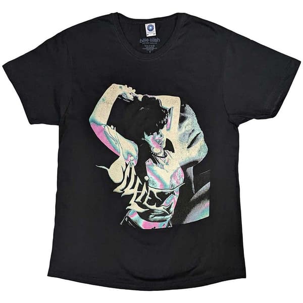 Billie Eilish Unisex T-Shirt: Portrait (Medium)