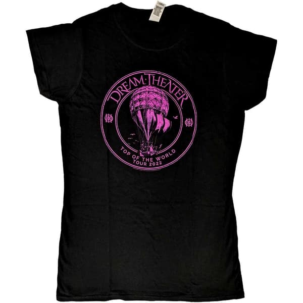 Dream Theater Ladies T-Shirt: Hot Air Balloon TOTW Tour 2022 (Ex-Tour) (X-Large)