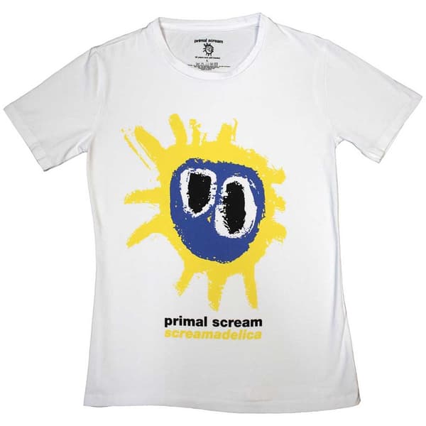 Primal Scream Ladies T-Shirt: Screamadelica (Large)