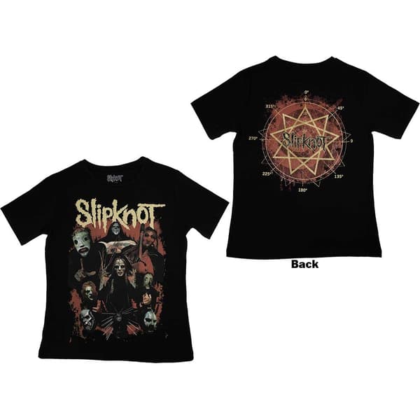 Slipknot Ladies T-Shirt: Come Play Dying Back Print (Back Print) (Small)