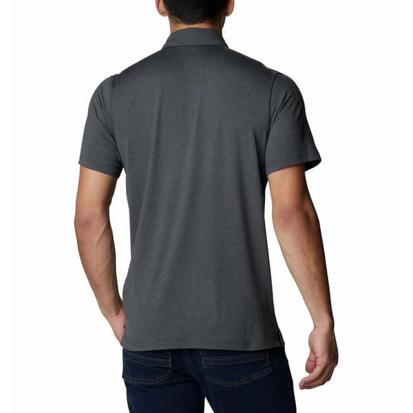 Columbia Kortærmet Poloshirt Tech Trail Grå M Mand
