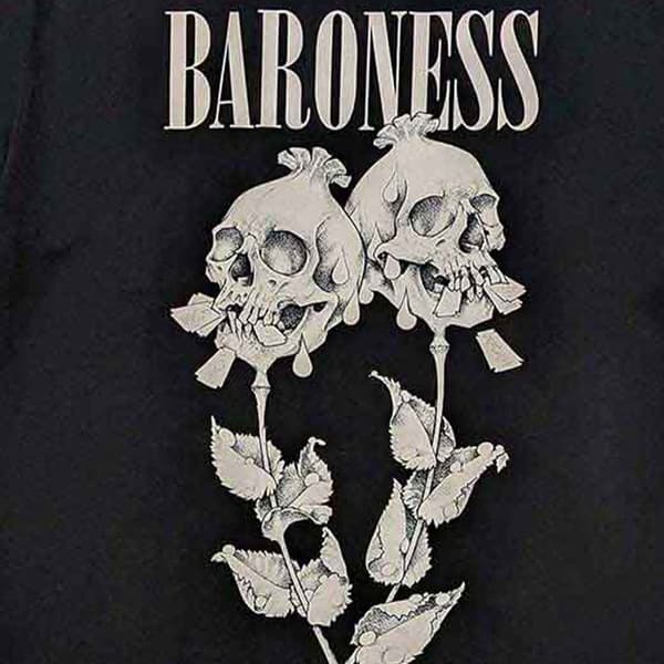 Baroness Razor Bloom Band Logo T Shirt