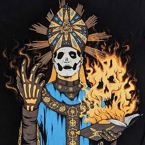 Ghost The Burning Band Logo Long Sleeve T Shirt