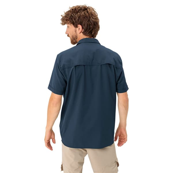 Vaude Lyhythihainen Paita Rosemoor Ii Sininen XL Mies