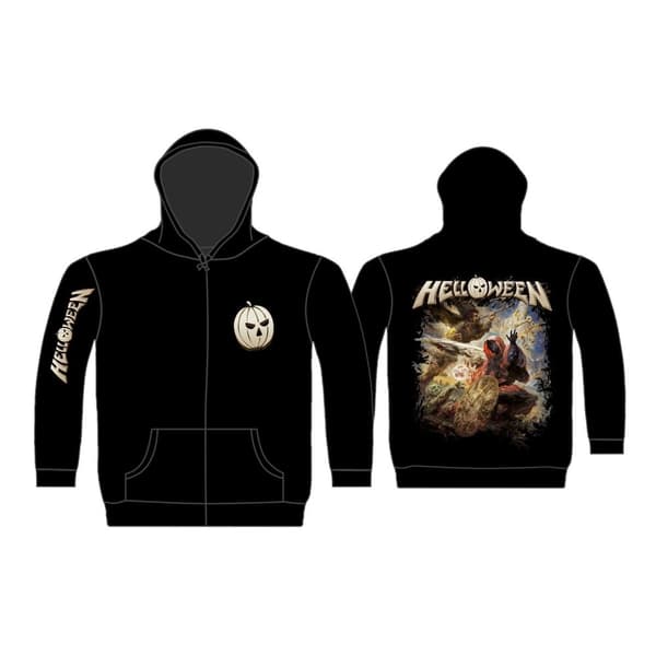 HELLOWEEN - HELLOWEEN ZIPPED HOODIE (MEDIUM)