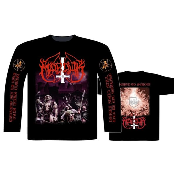 MARDUK - HEAVEN SHALL BURN LONG SLEEVE T-SHIRT (LARGE)