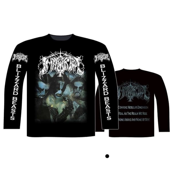 IMMORTAL - BLIZZARD BEASTS LONG SLEEVE T-SHIRT (X-LARGE)