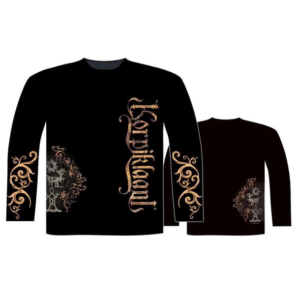 KORPIKLAANI - RUNIC LONG SLEEVE T-SHIRT (X-LARGE)