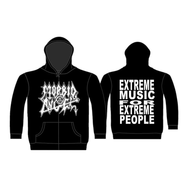 MORBID ANGEL - EXTREME MUSIC ZIPPED HOODIE (X-LARGE)