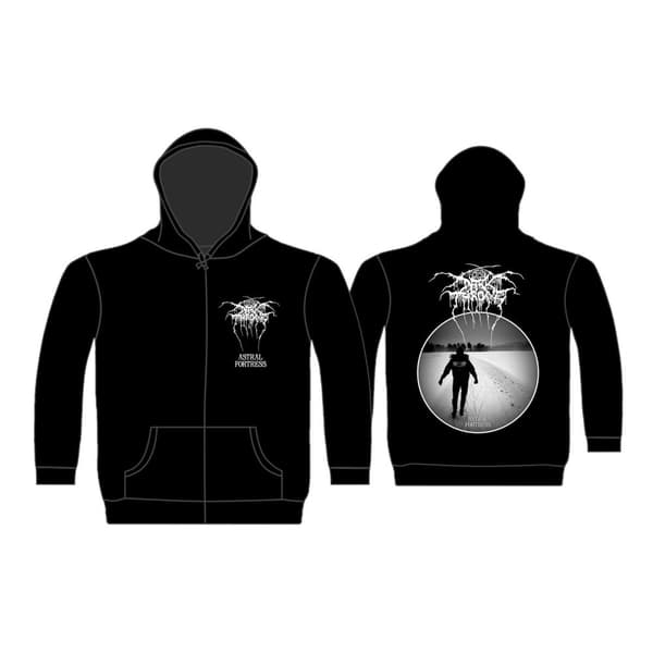DARKTHRONE - ASTRAL FORTRESS ZIPPED HOODIE (MEDIUM)