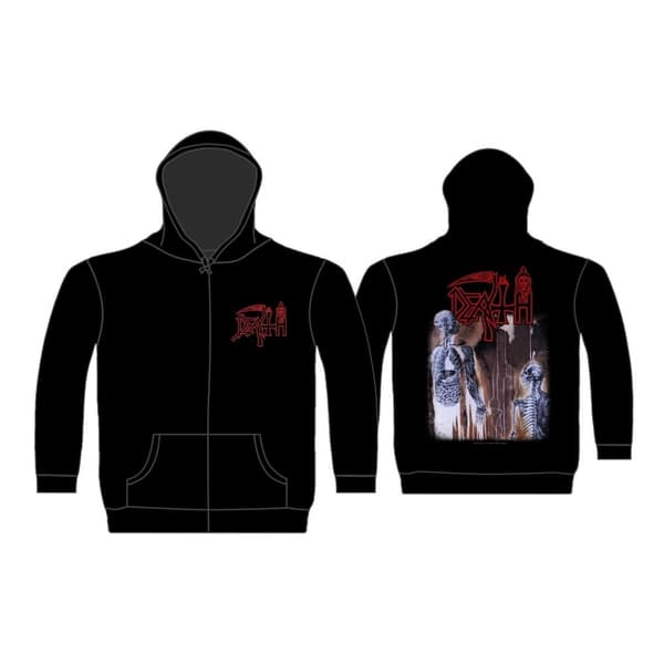 DEATH - HUMAN ZIPPED HOODIE (MEDIUM)