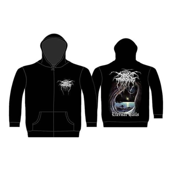 DARKTHRONE - ETERNAL HAILS ZIPPED HOODIE (X-LARGE)