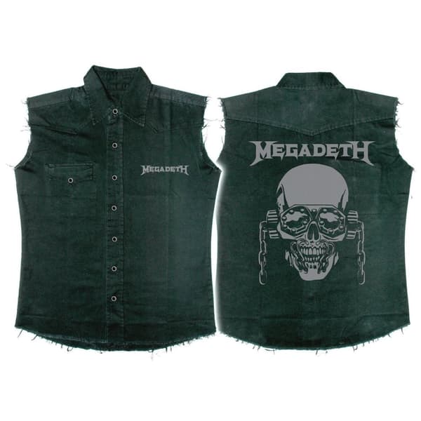 JEANSVÄST MEGADETH - VIC RATTLEHEAD (XL)