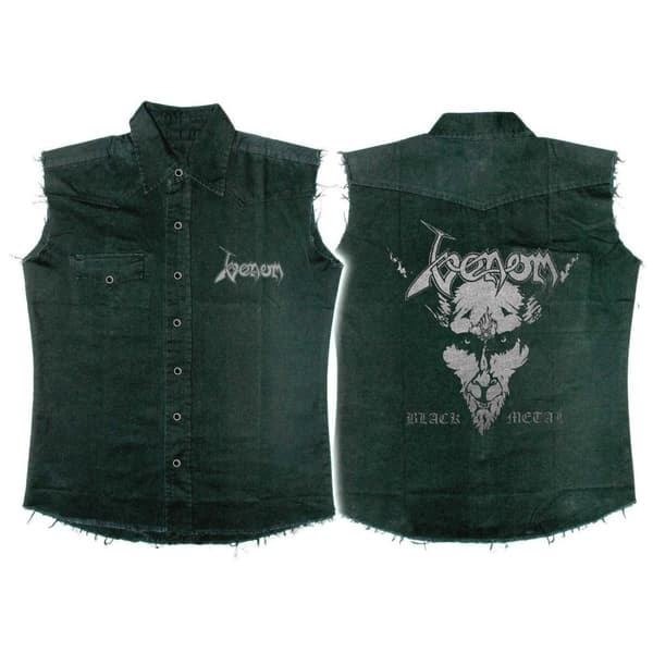 JEANSVÄST VENOM - BLACK METAL (XL)