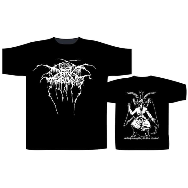 DARKTHRONE - BAPHOMET T-SHIRT (MEDIUM)
