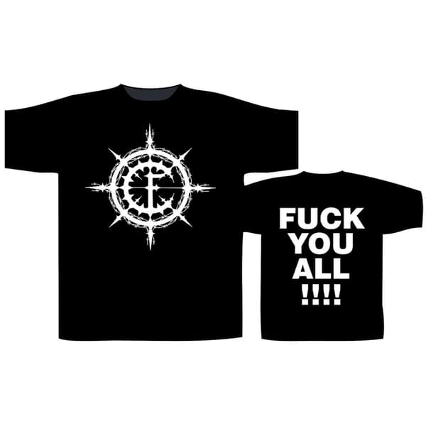 CARPATHIAN FOREST - FUCK YOU ALL!!!! T-SHIRT (MEDIUM)