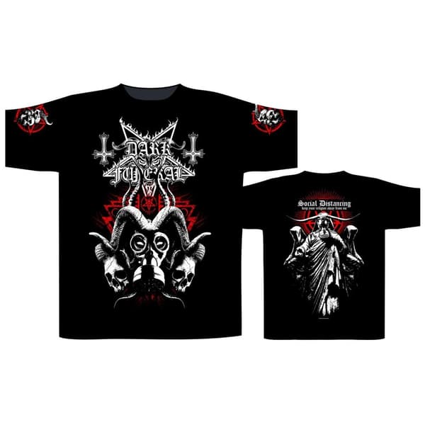 DARK FUNERAL - SOCIAL DISTANCING T-SHIRT (MEDIUM)