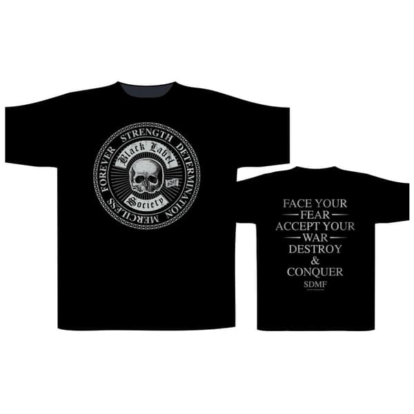 BLACK LABEL SOCIETY - FACE YOUR FEARS T-SHIRT (LARGE)