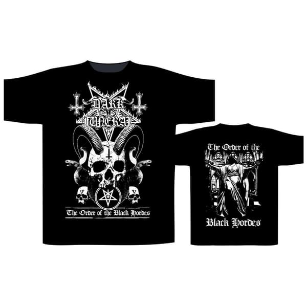 DARK FUNERAL - ORDER OF THE BLACK HORDES T-SHIRT (XX-LARGE)