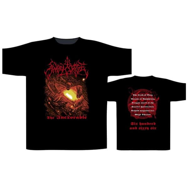 ANGELCORPSE - THE INEXORABLE T-SHIRT (X-LARGE)