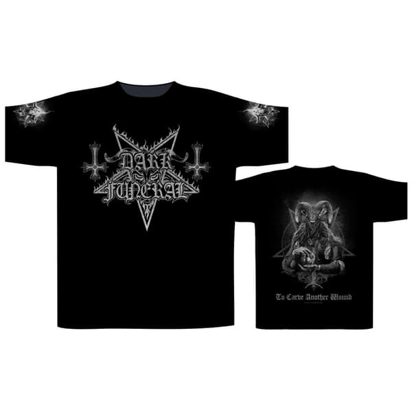 DARK FUNERAL - TO CARVE ANOTHER WOUND T-SHIRT (XX-LARGE)