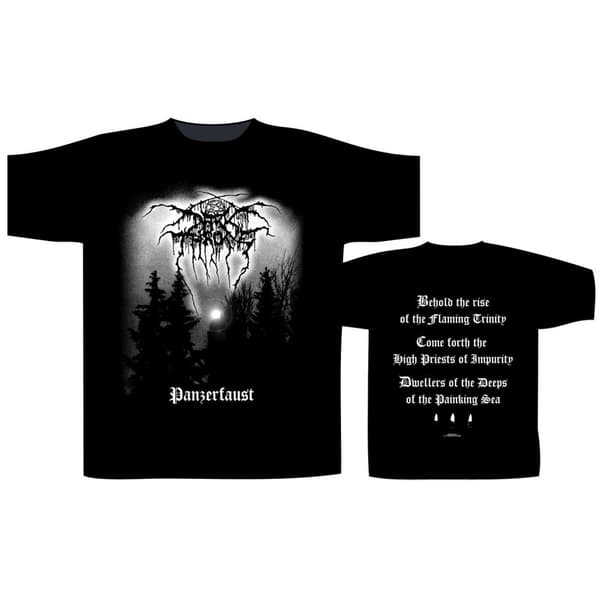 DARKTHRONE - PANZERFAUST T-SHIRT (MEDIUM)