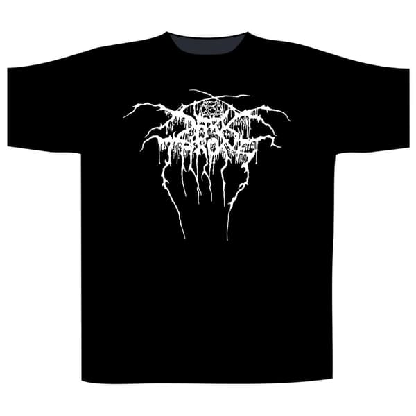 DARKTHRONE - LOGO T-SHIRT (LARGE)