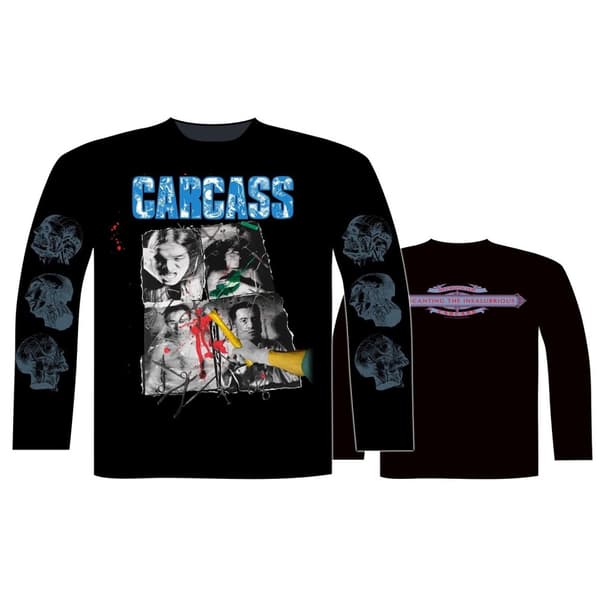 CARCASS - NECROTICISM LONG SLEEVE T-SHIRT (LARGE)