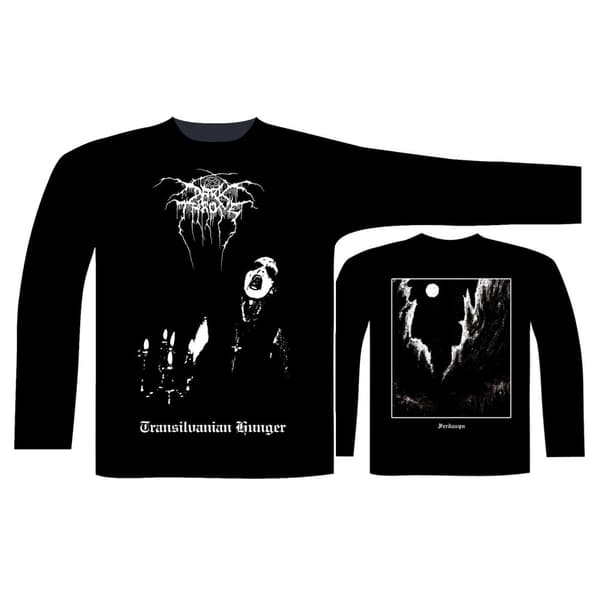 DARKTHRONE - TRANSILVANIAN HUNGER LONG SLEEVE T-SHIRT (MEDIUM)