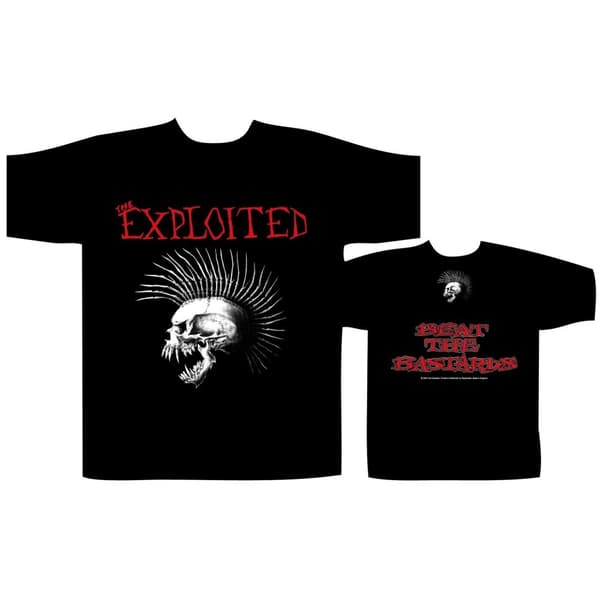 THE EXPLOITED - BEAT THE BASTARDS T-SHIRT (LARGE)