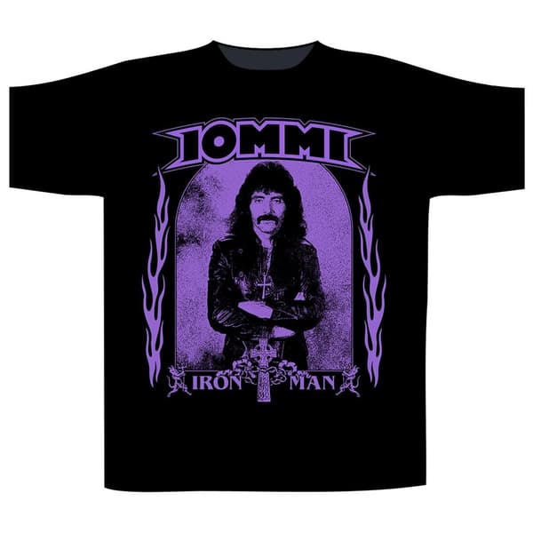 TONY IOMMI - VINTAGE PURPLE T-SHIRT (XX-LARGE)