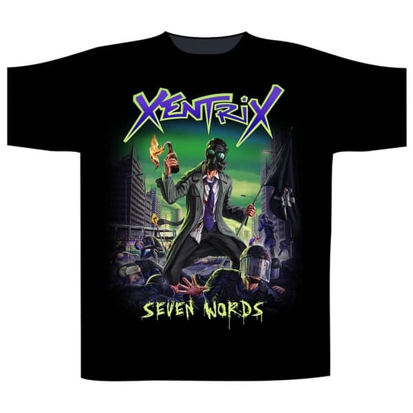 XENTRIX - SEVEN WORDS T-SHIRT (LARGE)